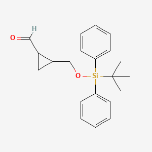 (1R,2S)-2-(((tert-Butyldiphenylsilyl)oxy)methyl)cyclopropane-1-carbaldehyde