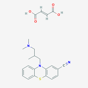 (2E)-But-2-enedioic acid--10-[3-(dimethylamino)-2-methylpropyl]-10H-phenothiazine-2-carbonitrile (1/1)