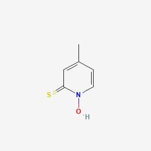 molecular formula C6H7NOS B3326442 1-hydroxy-4-methyl-1,2-dihydropyridine-2-thione CAS No. 25363-69-3