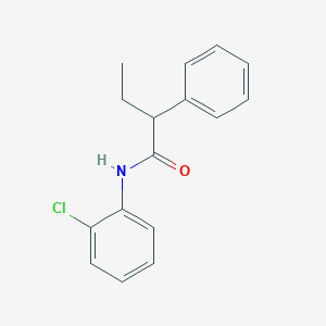molecular formula C16H16ClNO B332668 N-(2-chlorophenyl)-2-phenylbutanamide 