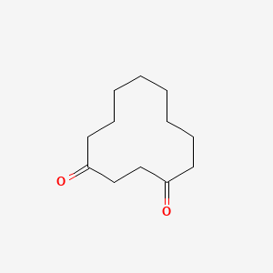 molecular formula C12H20O2 B3326686 Cyclododecane-1,4-dione CAS No. 27567-77-7