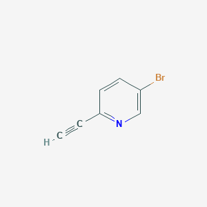 molecular formula C7H4BrN B033267 5-Bromo-2-ethynylpyridine CAS No. 111770-86-6