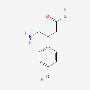 Benzenepropanoic acid, beta-(aminomethyl)-4-hydroxy-