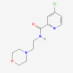 4-chloro-2-(N-(2-morpholin-4-ylethyl)carbamoyl)pyridine