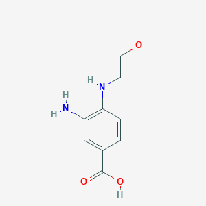 3-Amino-4-[(2-methoxyethyl)amino]benzoic acid