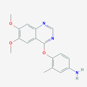 4-((6,7-Dimethoxyquinazolin-4-yl)oxy)-3-methylaniline