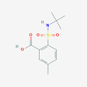 2-[[(1,1-Dimethylethyl)amino]sulfonyl]-5-methylbenzoic acid