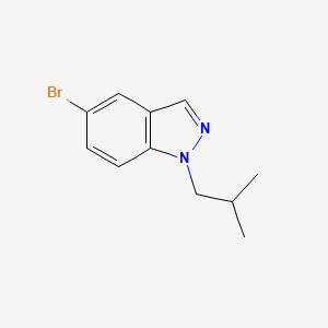 molecular formula C11H13BrN2 B3327005 5-Bromo-1-(2-methylpropyl)-1H-indazole CAS No. 303050-44-4