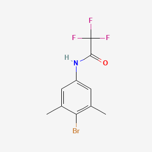 molecular formula C10H9BrF3NO B3327049 N-(4-bromo-3,5-dimethylphenyl)-2,2,2-trifluoroacetamide CAS No. 306297-11-0