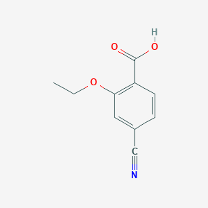 molecular formula C10H9NO3 B3327142 4-Cyano-2-ethoxybenzoic acid CAS No. 316810-08-9