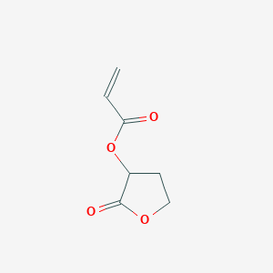 molecular formula C7H8O4 B3327277 2-Oxotetrahydrofuran-3-yl acrylate CAS No. 328249-37-2