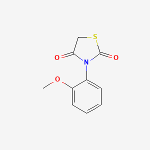 molecular formula C10H9NO3S B3327280 3-(2-Methoxyphenyl)-1,3-thiazolidine-2,4-dione CAS No. 32826-86-1