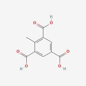 molecular formula C10H8O6 B3327294 2-Methylbenzene-1,3,5-tricarboxylic acid CAS No. 32971-88-3