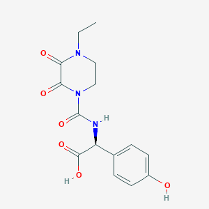 B3327512 (2S)-2-[(4-ethyl-2,3-dioxopiperazine-1-carbonyl)amino]-2-(4-hydroxyphenyl)acetic acid CAS No. 348088-68-6