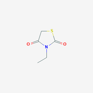 molecular formula C5H7NO2S B3327756 3-Ethyl-1,3-thiazolidine-2,4-dione CAS No. 37868-77-2