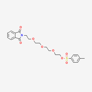 molecular formula C23H27NO8S B3327786 Phthalimide-PEG3-C2-OTs 