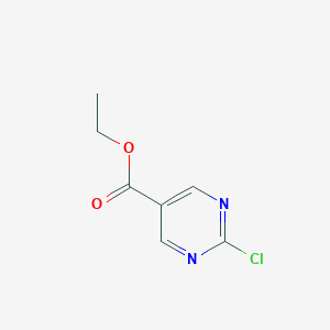 molecular formula C7H7ClN2O2 B033278 Ethyl 2-chloropyrimidine-5-carboxylate CAS No. 89793-12-4