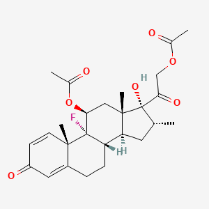molecular formula C26H33FO7 B3327884 Dexamethasone 11,21-diacetate CAS No. 3949-26-6