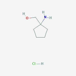molecular formula C6H14ClNO B3327951 (1-Aminocyclopentyl)methanol hydrochloride CAS No. 402752-91-4