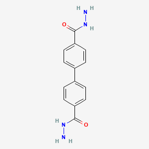 molecular formula C14H14N4O2 B3328009 Biphenyl-4,4'-dicarbohydrazide CAS No. 4073-75-0