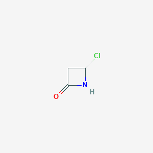 molecular formula C3H4ClNO B3328026 4-Chloroazetidin-2-one CAS No. 408530-47-2