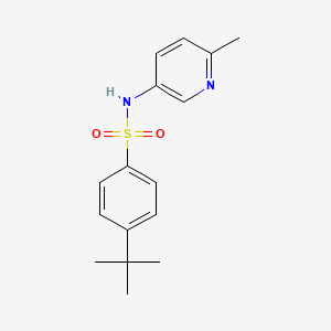4-tert-Butyl-N-(6-methyl-3-pyridinyl)benzenesulfonamide