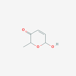 6-Hydroxy-2-methyl-2H-pyran-3(6H)-one