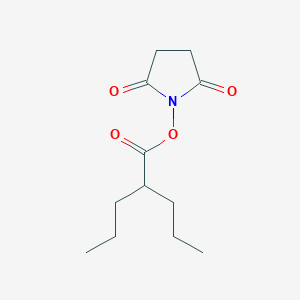 2-propyl-Pentanoic acid 2,5-dioxo-1-pyrrolidinyl ester