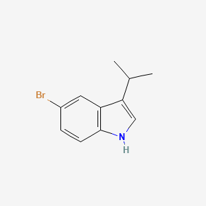 molecular formula C11H12BrN B3328251 5-bromo-3-isopropyl-1H-indole CAS No. 439612-51-8