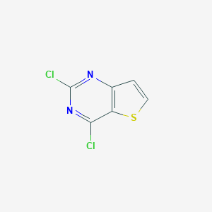 molecular formula C6H2Cl2N2S B033283 2,4-二氯噻吩并[3,2-d]嘧啶 CAS No. 16234-14-3