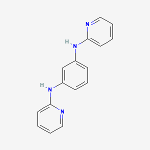 molecular formula C16H14N4 B3328335 N1,N3-Di(pyridin-2-yl)benzene-1,3-diamine CAS No. 445467-74-3