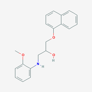 1-((2-Methoxyphenyl)amino)-3-(naphthalen-1-yloxy)propan-2-ol