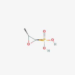 molecular formula C3H7O4P B3328369 [(2R,3R)-3-Methyloxiran-2-yl]phosphonic acid CAS No. 45629-00-3