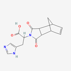 2-(1,3-dioxo-1,3,3a,4,7,7a-hexahydro-2H-4,7-methanoisoindol-2-yl)-3-(1H-imidazol-5-yl)propanoic acid