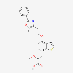 molecular formula C24H23NO5S B3328504 Aleglitazar CAS No. 475479-24-4