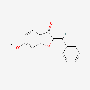 molecular formula C16H12O3 B3328590 SARS-CoV-2-IN-43 CAS No. 4940-52-7
