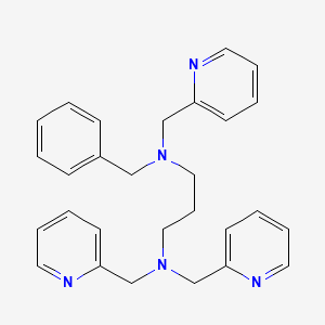 molecular formula C28H31N5 B3328603 N1-Benzyl-N1,N3,N3-tris(pyridin-2-ylmethyl)propane-1,3-diamine CAS No. 494825-17-1