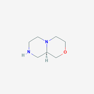molecular formula C7H14N2O B3328680 (R)-octahydropyrazino[2,1-c][1,4]oxazine CAS No. 508241-14-3