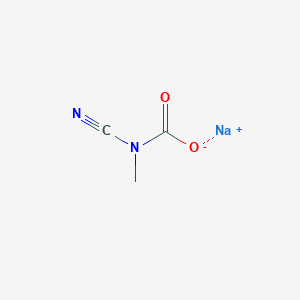 molecular formula C3H3N2NaO2 B3328701 Sodium methyl cyanocarbamate CAS No. 51234-98-1