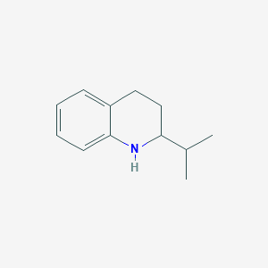 molecular formula C12H17N B3328942 2-Isopropyl-1,2,3,4-tetrahydroquinoline CAS No. 53627-32-0