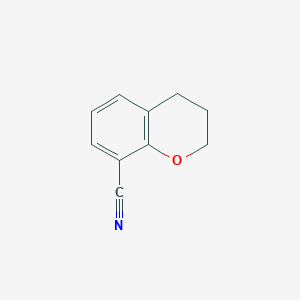 2H-1-Benzopyran-8-carbonitrile, 3,4-dihydro-