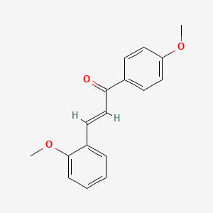 molecular formula C17H16O3 B3329104 (2E)-3-(2-Methoxyphenyl)-1-(4-methoxyphenyl)prop-2-en-1-one CAS No. 55210-76-9