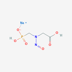 molecular formula C3H6N2NaO6P B3329239 N-Nitrosoglyphosate sodium CAS No. 56516-71-3