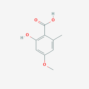 molecular formula C9H10O4 B3329283 Everninic acid CAS No. 570-10-5