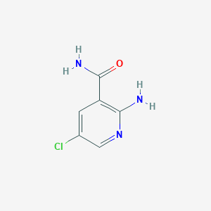molecular formula C6H6ClN3O B3329362 2-Amino-5-chloronicotinamide CAS No. 58483-97-9