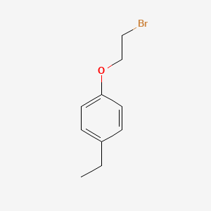 molecular formula C10H13BrO B3329384 1-(2-Bromoethoxy)-4-ethylbenzene CAS No. 58826-79-2