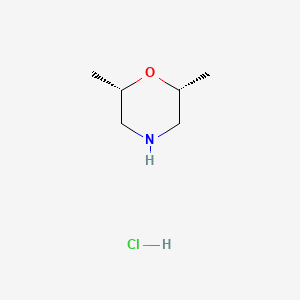 molecular formula C6H14ClNO B3329398 cis-2,6-Dimethylmorpholine hydrochloride CAS No. 59229-60-6
