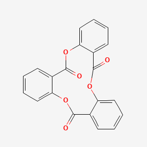 molecular formula C21H12O6 B3329460 Trisalicylide CAS No. 5981-18-0