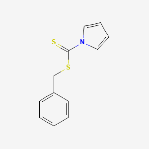 molecular formula C12H11NS2 B3329562 Benzyl 1H-pyrrole-1-carbodithioate CAS No. 60795-38-2