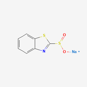 molecular formula C7H4NNaO2S2 B3329601 Sodium benzo[d]thiazole-2-sulfinate CAS No. 61073-62-9